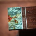 Amboyna Burl, Black Palm, and Wenge Combination Knife Scales - s-258