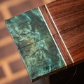 Cheese Burl, Bolivian Rosewood, and Asian Rosewood Combination Knife Scales - s-274