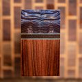 Maple Burl, Palm, and Bolivian Rosewood Combination Knife Scales - s- 277