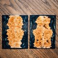 TWO PACK Maple Burl and Resin Knife Scales - Stabilized - burl-69