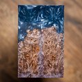 Maple Burl and Resin Knife Scales - Stabilized - Book Matched - burl-70