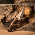 Handmade Skinning Knife - 7" with File Work - Made in South Carolina