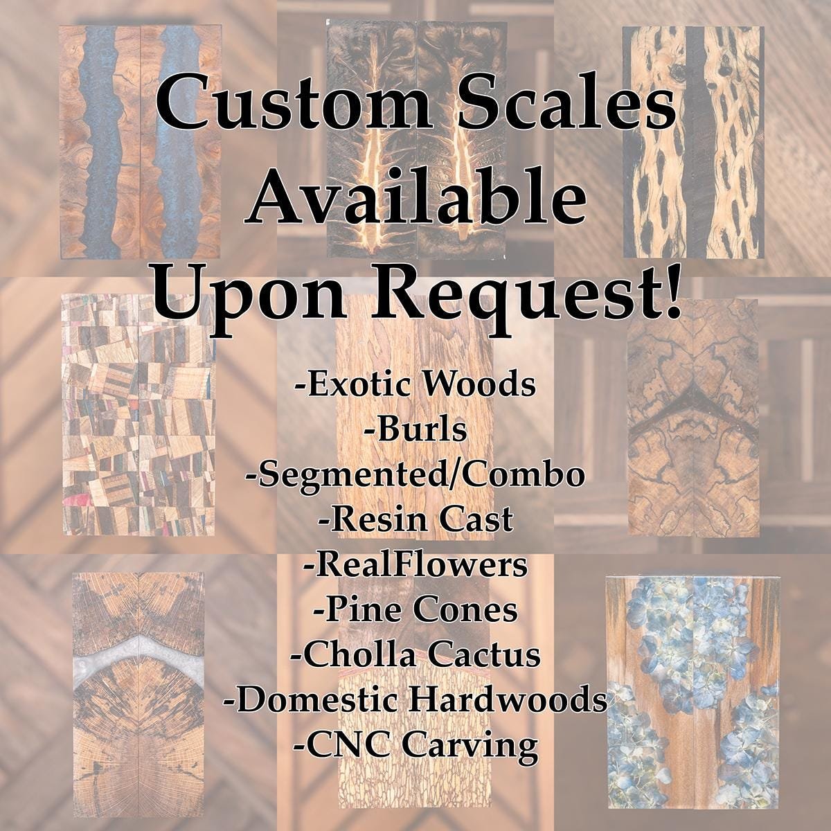 Ambrosia maple knife scales - stabilized - am-34