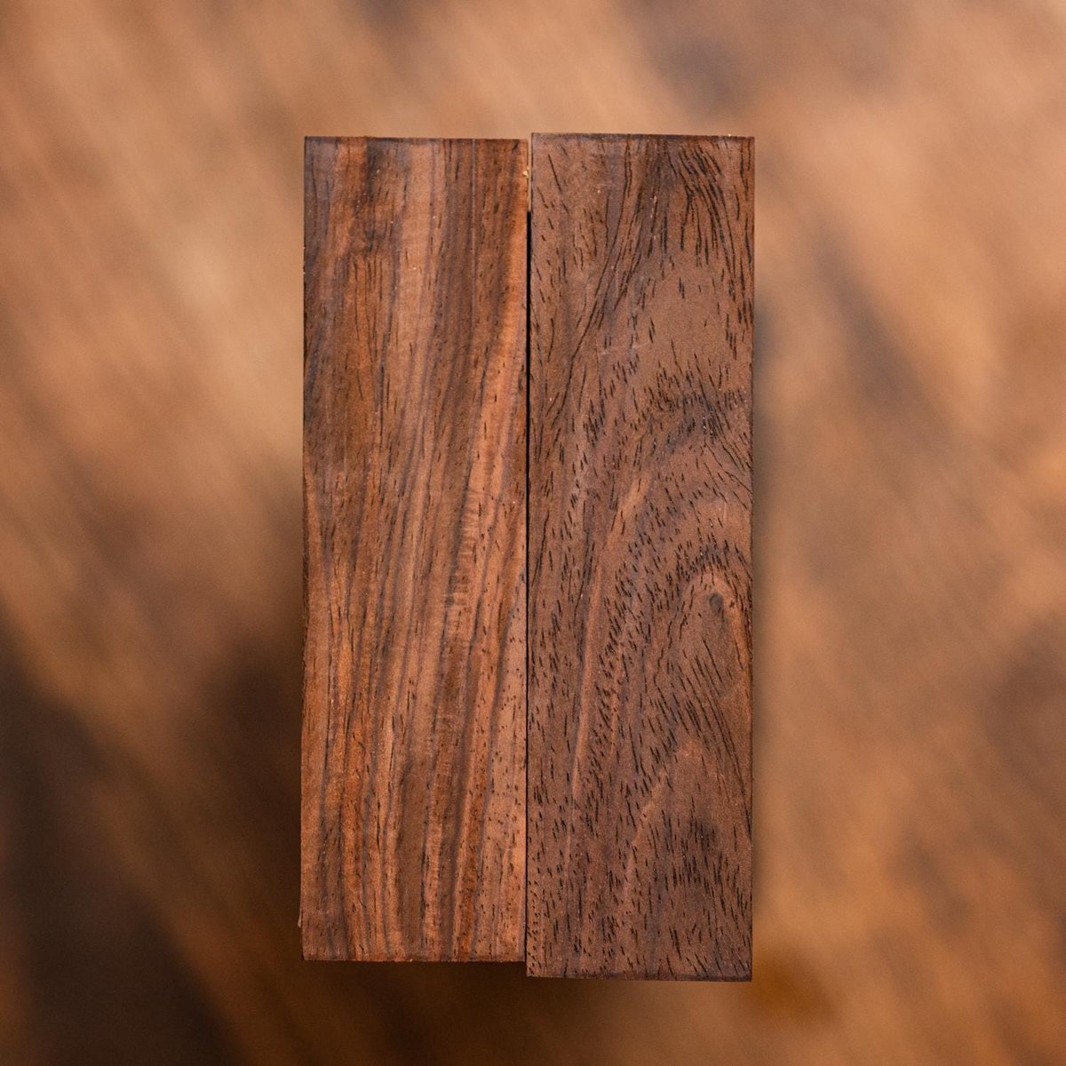 Indian Rosewood Knife Scales - Stabilized and Flattened ex-35