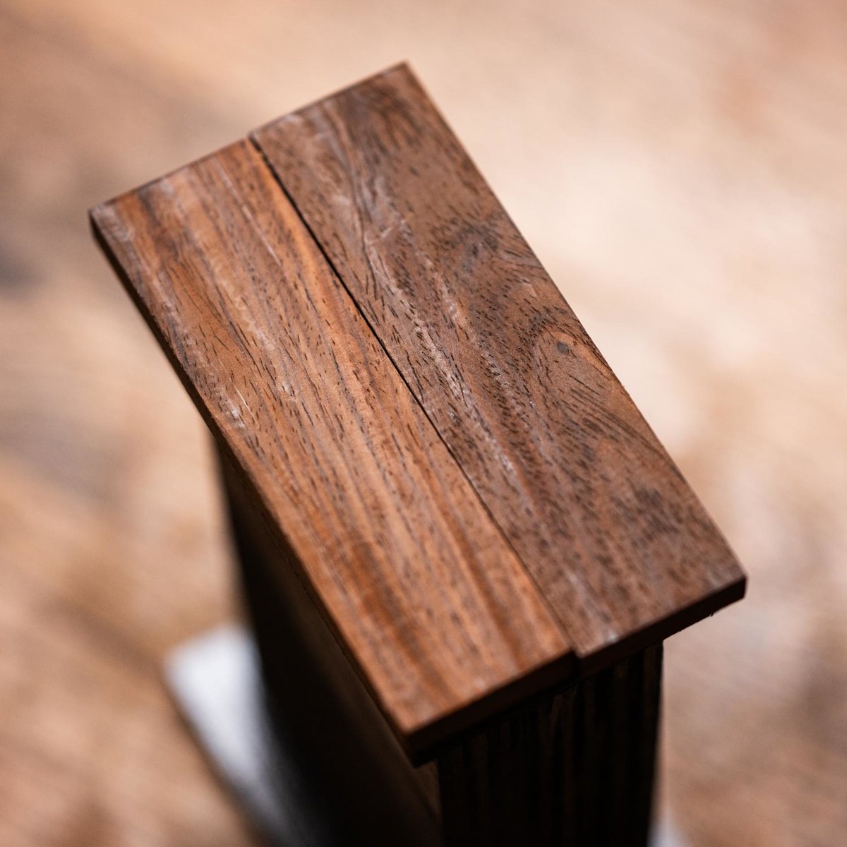 Indian Rosewood Knife Scales - Stabilized and Flattened ex-35