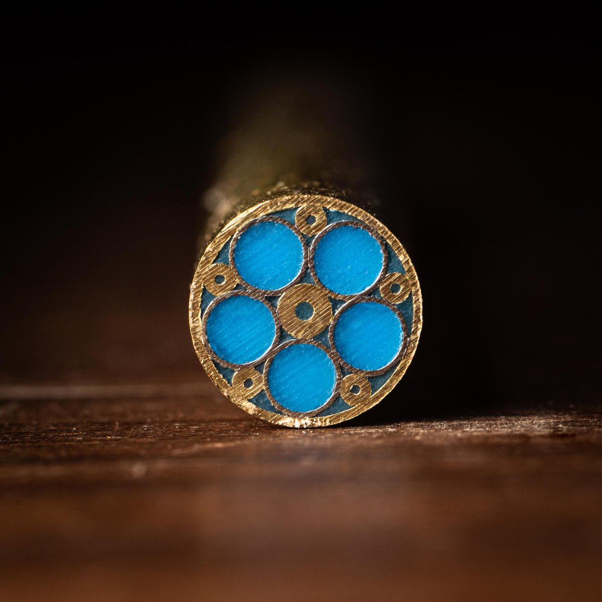 Mosaic Knife Pins - Knife Handle - Brass - 1/4” - 6mm - pin-20