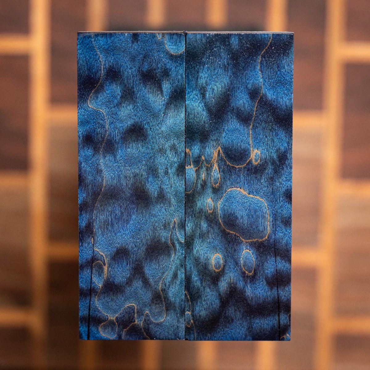 Quilted Maple Knife Scales - Fiddleback maple - Stabilized - map-1