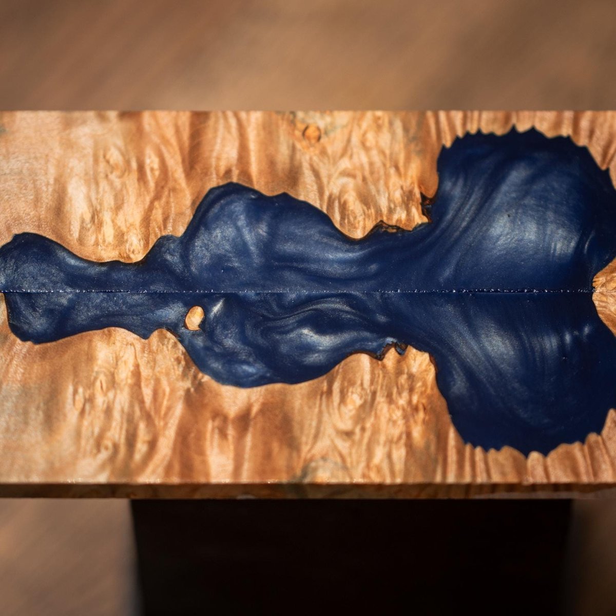 Maple BURL and resin Knife Scales - Book Matched - Stabilized - burl-42