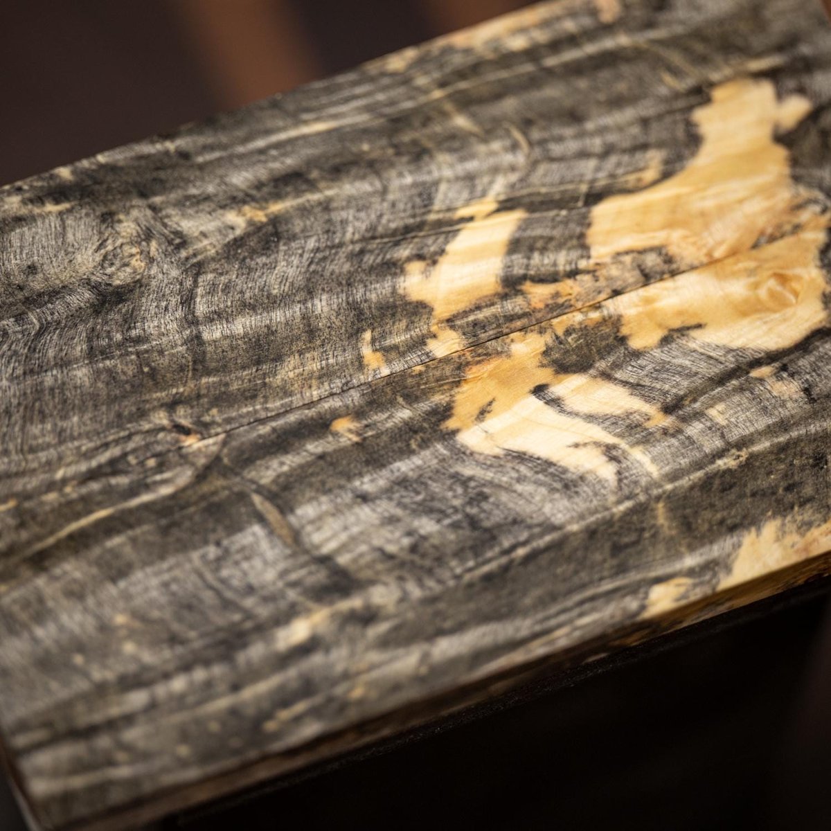 Buckeye Burl - Book Matched - Knife Scales - Stabilized - Flattened - burl-59