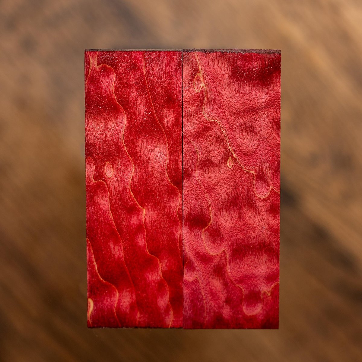 Quilted Maple Knife Scales - Fiddleback Maple - Chatoyancy - map-4