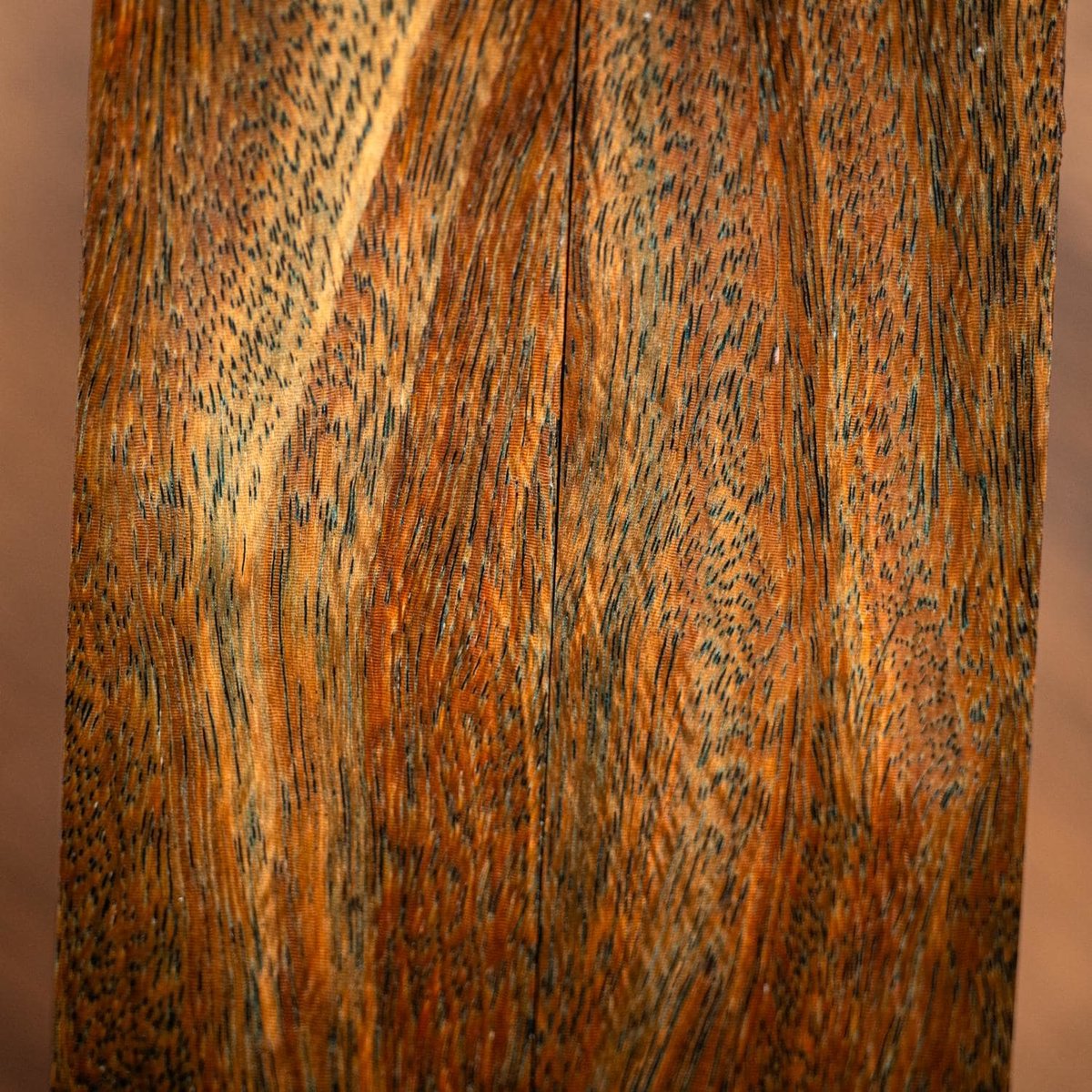 Rare Cumaru Knife Scales - Super Hard Wood - ex-44