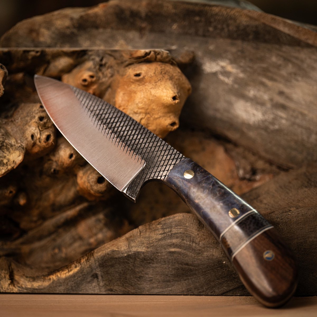 Handmade Farrier Rasp Skinning Knife 8.5" - Made in South Carolina