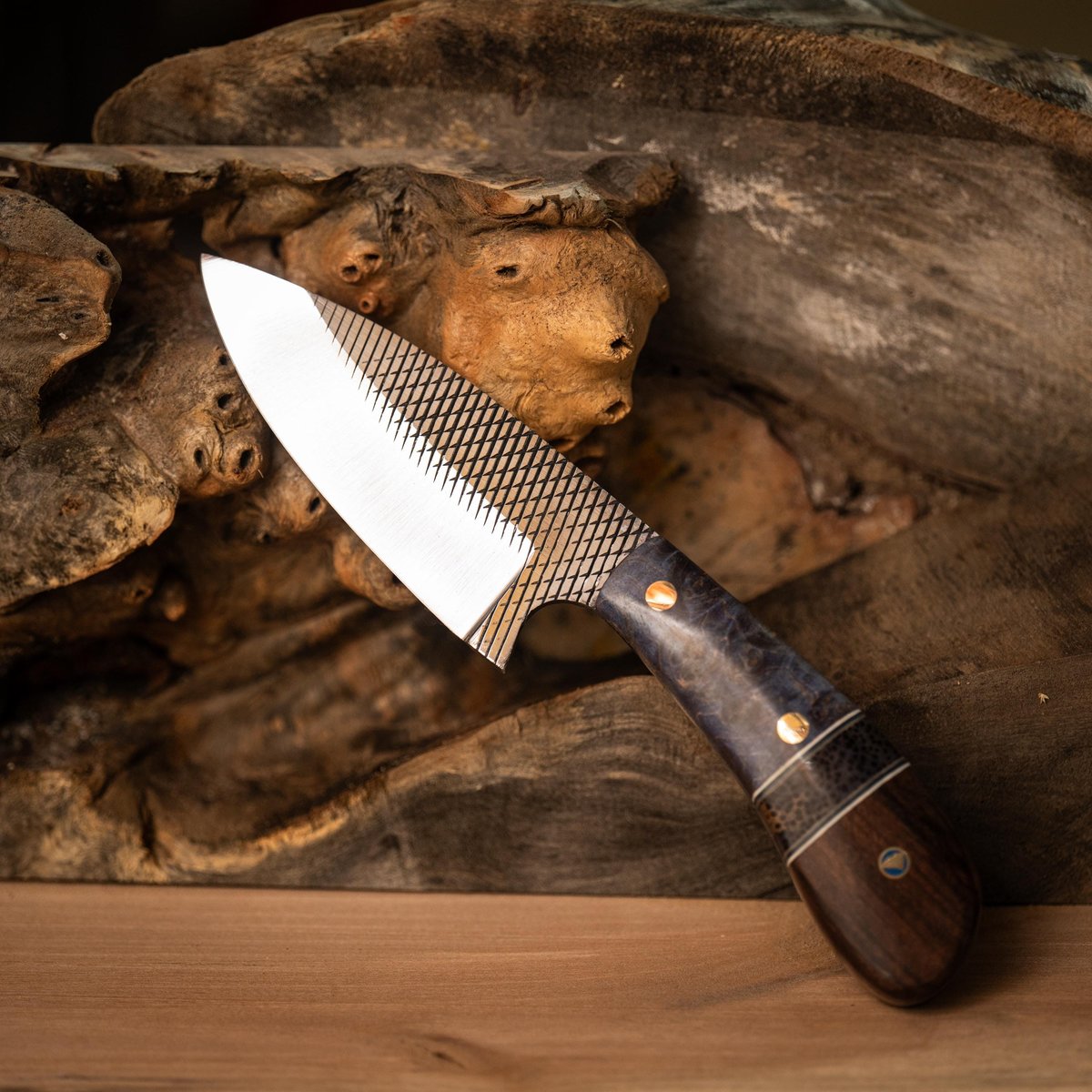 Handmade Farrier Rasp Skinning Knife 8.5" - Made in South Carolina