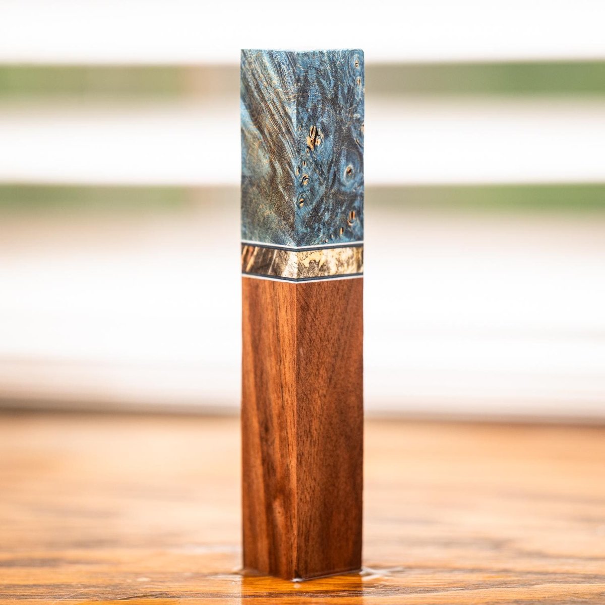 Maple Burl, Buckeye Burl, and Walnut Pen Turning Blank - pen-59