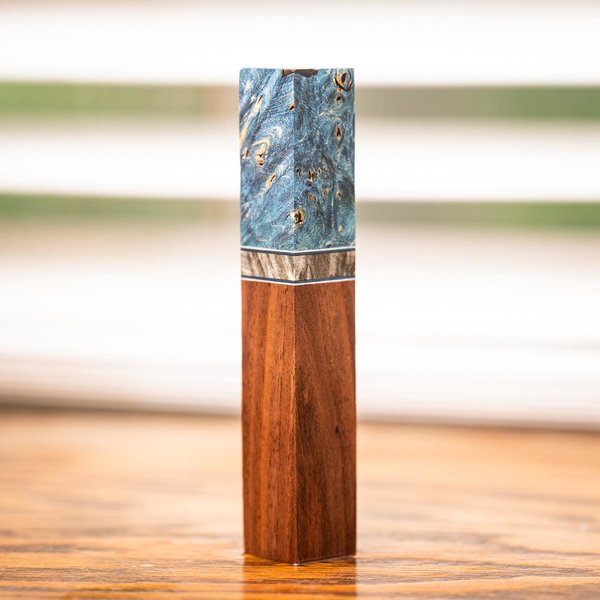 Maple Burl, Buckeye Burl, and Walnut Pen Turning Blank - pen-59